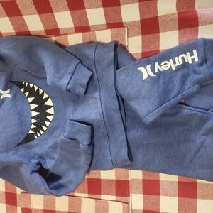 Hurley Kids Blue Shark Graphic Sweatshirt